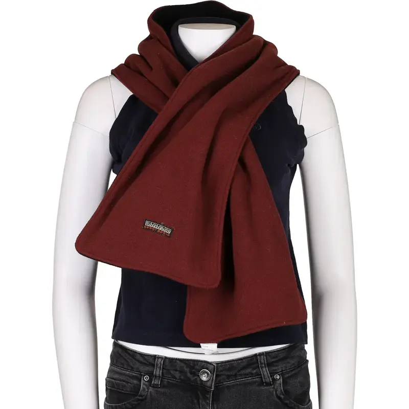 Unbranded Scarf - No Size Burgundy Polyester