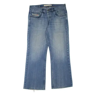 DIESEL Womens Jeans Blue Regular Bootcut Stone Wash W34 L30