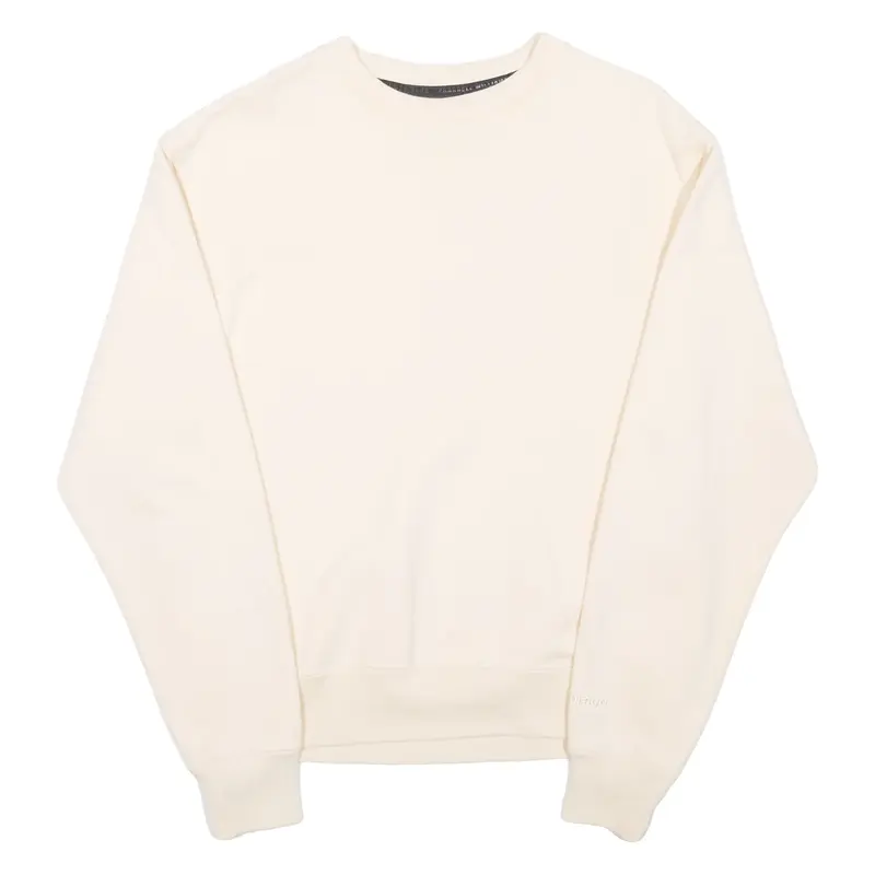 ADIDAS Mens Sweatshirt Beige Crewneck S