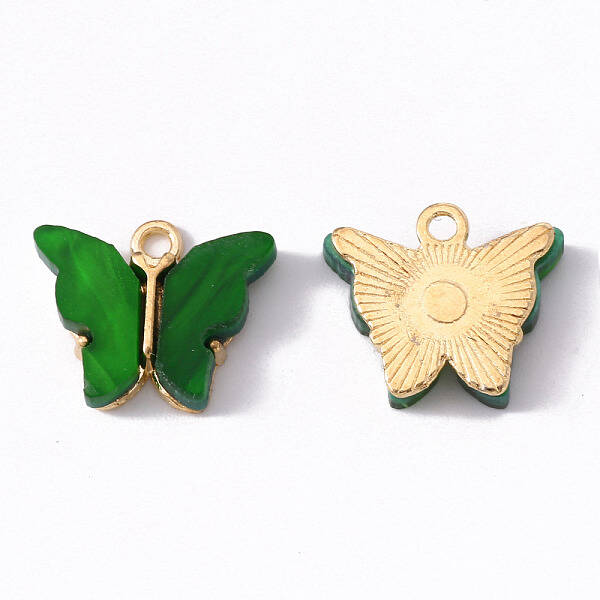 Alloy Acrylic Pendants