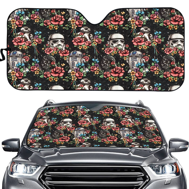 Stormtrooper Car Sunshade, Star Wars Sunshade, Vintage Stormtrooper Car Windshield Shade