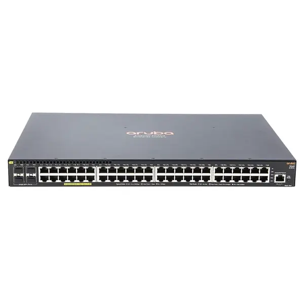 HP JL357A#AC3 | Aruba 2540 Series 2540 48G PoE+ 4SFP+ 48 x RJ-45 PoE+ 10/100/1000Base-T and 4 x SFP+ Ports Layer 2 Managed Gi...