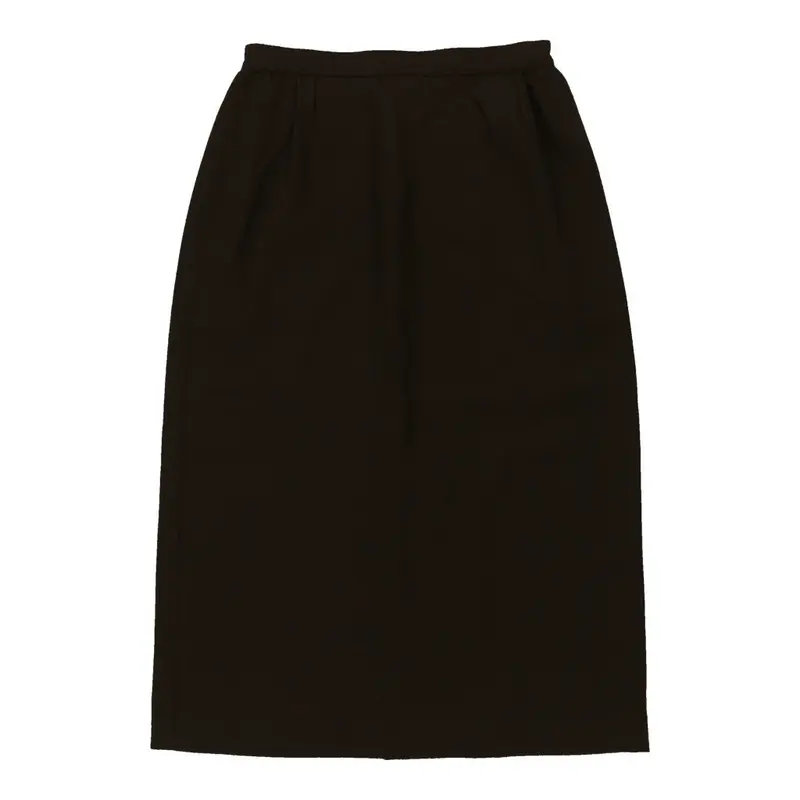 Valentino Midi Skirt - 24W UK 4 Brown Wool | Size: UK 4