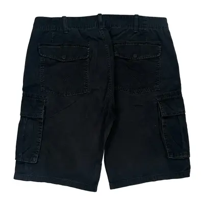 Levis Cargo Shorts - 37W 11L Black Cotton | Size: 37″ waist