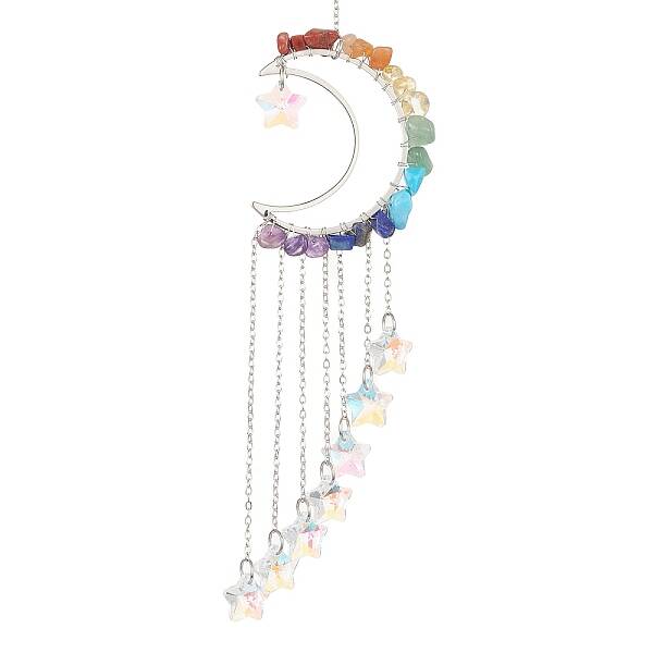 Glass Star Pendant Decoration