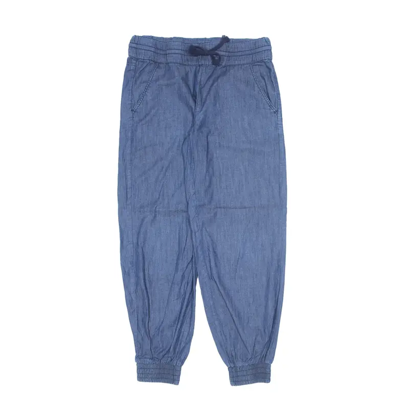 ONLY Trousers Blue Relaxed Tapered Womens W32 L30