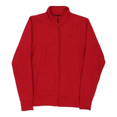 Oakley Zip Up - Small Red Cotton Blend