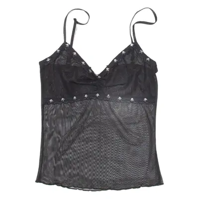 Womens Camisole Top Black Sleeveless XXS