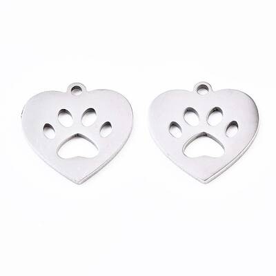 Non-Tarnish 201 Stainless Steel Pet Pendants