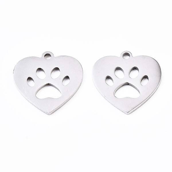 Non-Tarnish 201 Stainless Steel Pet Pendants