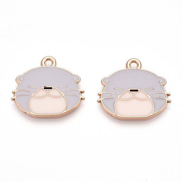 Alloy Enamel Pendants