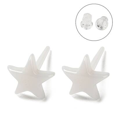 Hypoallergenic Bioceramics Zirconia Ceramic Stud Earrings