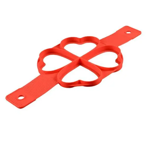 Silicone Non Stick Fantastic Egg Pancake Maker Ring Kitchen Baking Omelet Molds Flip Cooker Egg Ring Mold | style: 3