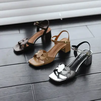 CHIKO Skyla Open Toe Block Heels Heeled Sandals