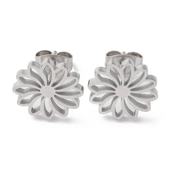 Non-Tarnish 304 Stainless Steel Stud Earrings
