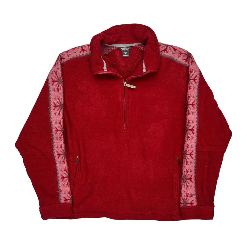 Woolrich Fleece - XL Red Polyester Blend