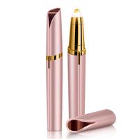 USB Rechargeable Electric Eyebrow Trimmer, 1 Box Portable Eyebrow Shaper & USB Cable & Brush, Facial Hair Removal Tool for Wo...