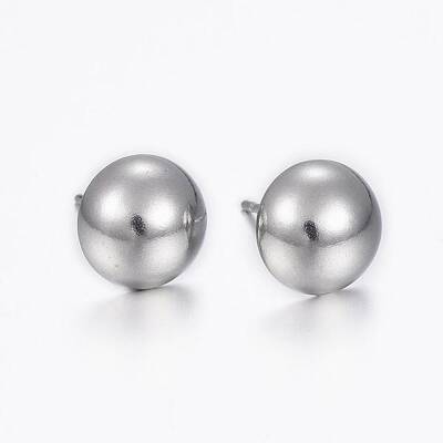 Tarnish Resistant 304 Stainless Steel Stud Earrings