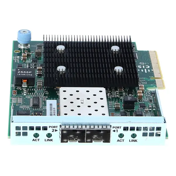 UCSC-MLOM-CSC-02= Cisco 1227 2-Ports SFP+ PCI Express 2.0 x8 Virtual Interface Card for UCS C220 M4 High-Density Rack Server