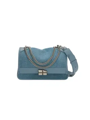 Smting crossbody canvas flap bag