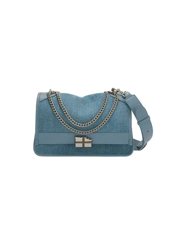 Smting crossbody canvas flap bag