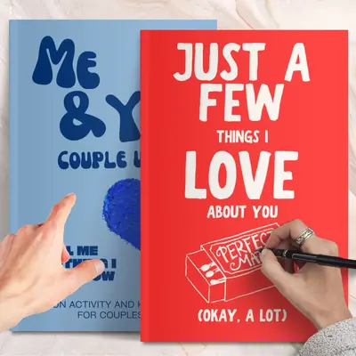 2 PACK BUNDLE: Me & You: Couple Up! Tell Me Something I Don't Know and Just A Few Things I Love About You (Okay, A Lot), Date...