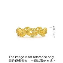 'Taffy' 999.9 Gold Ring