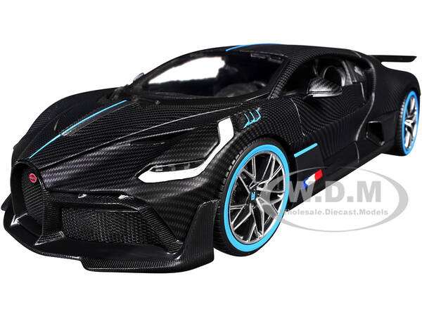 Bugatti Divo Carbon Fiber with Blue Accents \