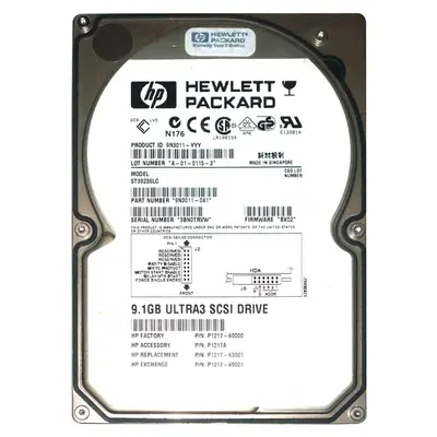 P1217A HP 9.1GB Ultra-160 SCSI 7200 3.5-inch Hard Drive