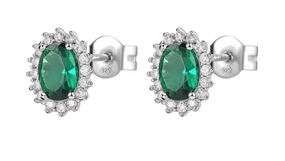 Brosway Elegant Silver Earrings Fancy Life Green FLG14