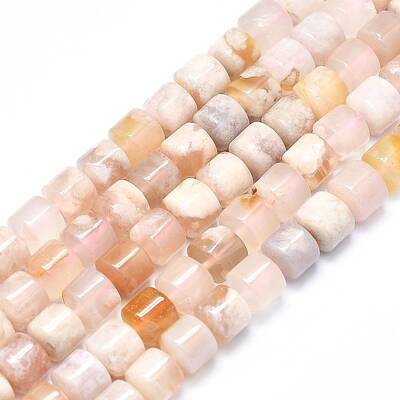 Natural Cherry Blossom Agate Beads Strands