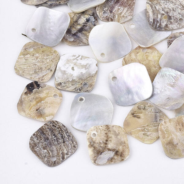 Natural Akoya Shell Charms