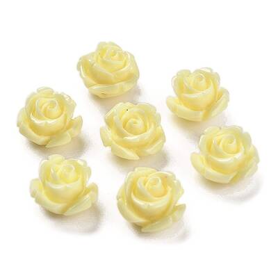 Synthetic Coral Carved Beads