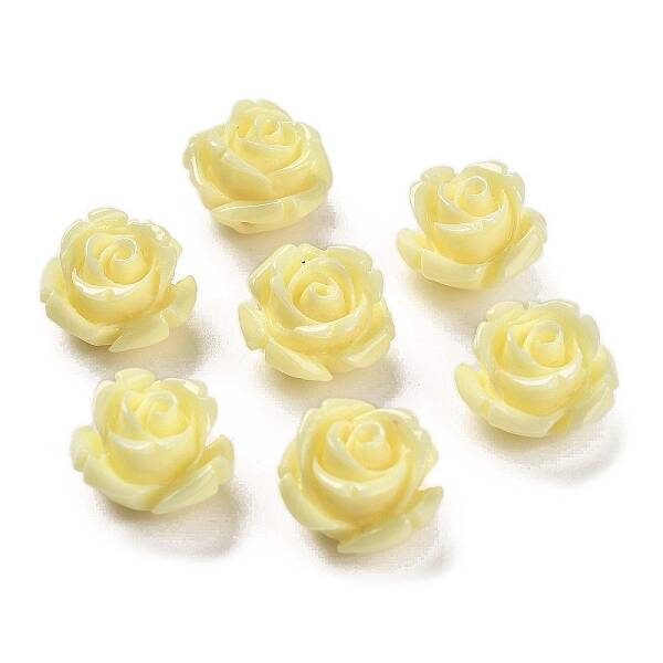 Synthetic Coral Carved Beads