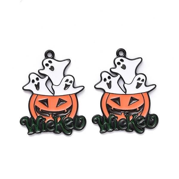 Halloween Alloy Enamel Pendant