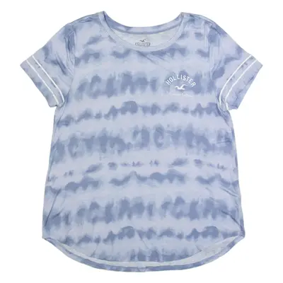 HOLLISTER Womens Tie Dye T-Shirt Blue USA M