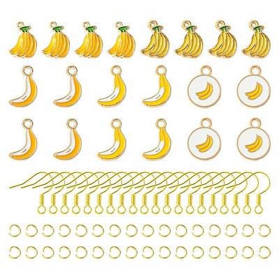 DIY Banana Dangle Earrings