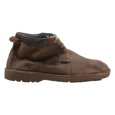 CLARKS Lace-Up Boots Brown Leather Mens UK 12