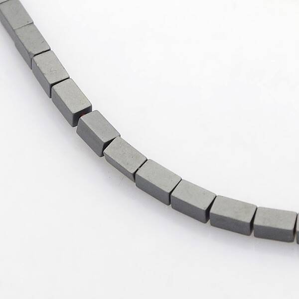 Electroplate Non-magnetic Synthetic Hematite Beads Strands