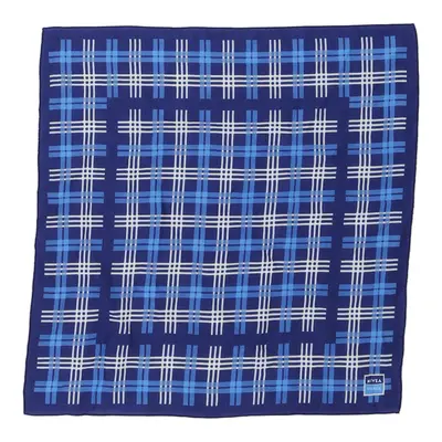 Nivea Checked Scarf - No Size Blue Polyester