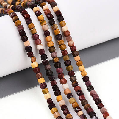 Natural Mookaite Beads Strands