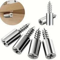 Wide Application Shelf Support Pin, Sturdy and Durable Shelf Support Pin for Shelves, Cupboards, Bookshelves, Closets and Fur...
