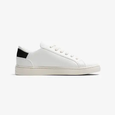 Women's Lace Up | White-Black | Size: 8.5