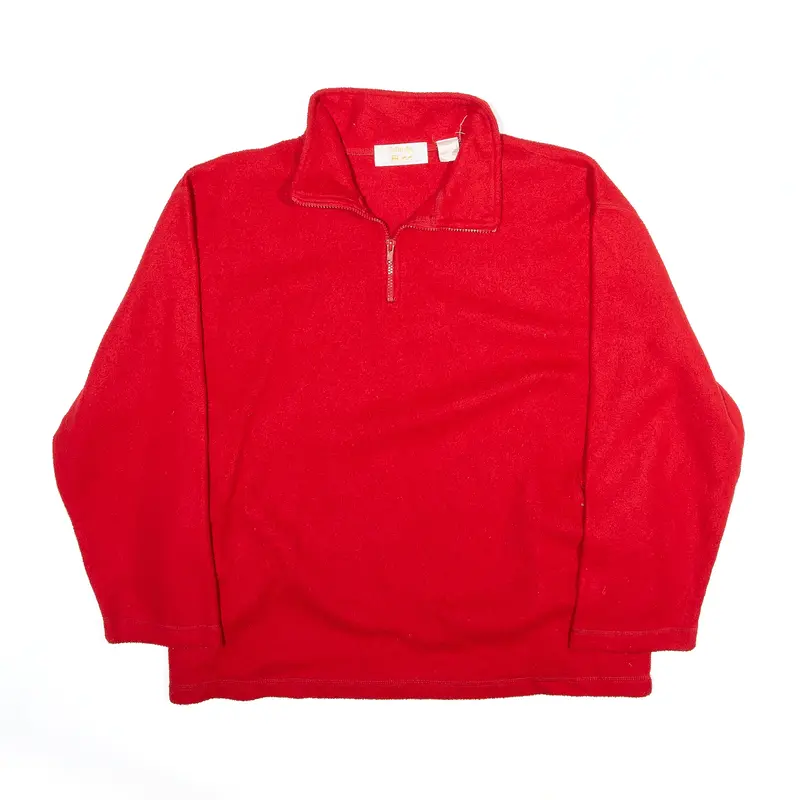 TALLY-HO Jumper Red 1/4 Zip Mens L
