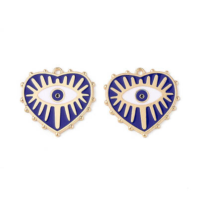 Rack Plating Alloy Enamel Pendants