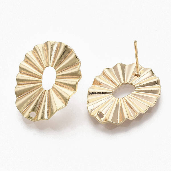 Brass Stud Earring Findings