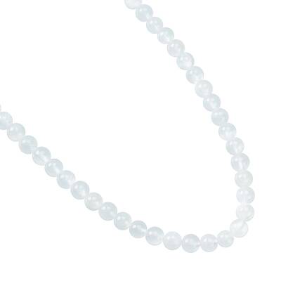 Natural Selenite Beads Strands
