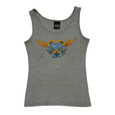 Harley-Davidson Jamaica Harley Davidson Vest - Small Grey Cotton Blend