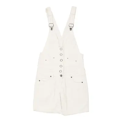 Datch Overalls - 32W UK 10 White Cotton