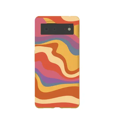 Honey Liquid Sunset Google Pixel 6 Case